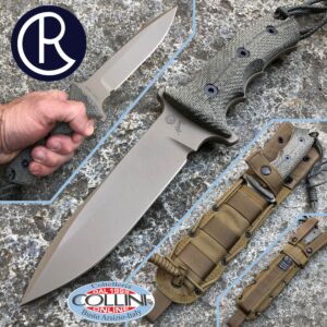 Chris Reeve - Green Beret 5.5 "knife - Dark Earth by W. Harsey - knife
