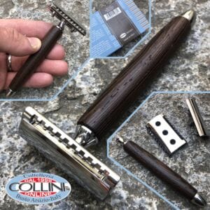 Fatip - Safety Razor - Gentile Head - Close Comb - Wengé - 42132