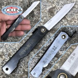 Higonokami - Kanekoma knife - Black Small Pocket Knife Japan