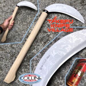 Takefu Village - Kama - Hand Forged Damascus Steel Sickle - Sickle