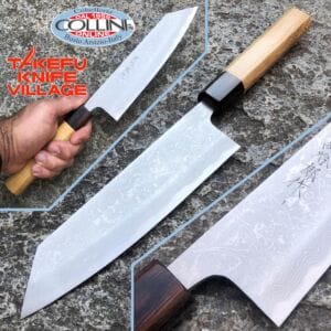 Takefu Village - Funayuki Knife 180mm - SanMai Shirogami 2 - by Mr. Masanobu Okada - kitchen knife