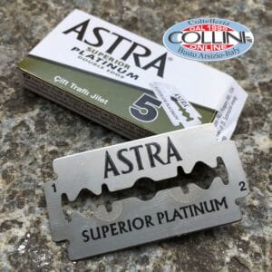 Astra Superior Platinum - 5 Stainless Steel Razor Blades for Safety Razors and Shavette - razor blade