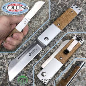 Maserin - In-Estro knife - D2 steel - micarta canvas - 165 / MCM - knife