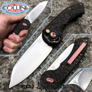 Fox - Radius Carbon Fiber & Copper - Special Edition in SanMai SPG2 - CO-550CF - knife