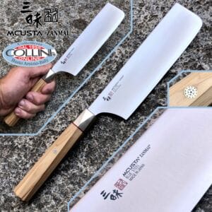 Mcusta Zanmai - Beyond Nakiri vegetable knife 16,5cm - Aogami Super steel - ZBX-5008B - kitchen knife