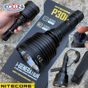 Nitecore - P30i USB-C Rechargeable Torch + RSW2i Remote Control - 2000 Lumens and 1000 meters - LED Flashlight