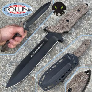 Viper - Fearless by T. Rumici - Black DLC & Brown Micarta - VT4020CM - knife 