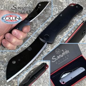 Sandrin knives - Lanzo SK-2 knife - Tungsten Carbide Blade - DLC black coating - knife