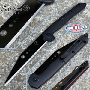 Sandrin knives - TCK 2.0 Slipjoint knife - Tungsten Carbide Blade - DLC black coating - knife