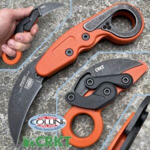 CRKT - Provoke Orange - Kinematic Morphing Karambit - 4041O - knife