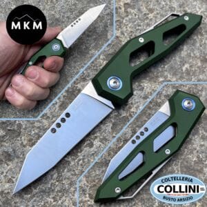 MKM - Edge - SlipJoint by Graciut - Aluminium Green - MKEG-AGR - knife