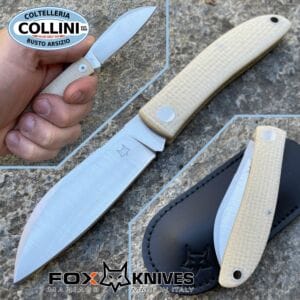 Fox - Livri SlipJoint - Natural Micarta - M390 steel - FX-273MI - knife