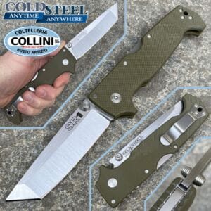 Cold Steel - SR1 Tanto Point knife - S35VN - 62LA OD Green G10 - folding knife