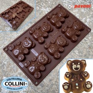 Pavoni - Teddy bear - Teddy bear mold - FR079MRAS