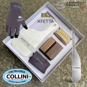 Sanelli Ambrogio - XFETTA Truffle Slicer Set by Davide Oldani with glove-base-brush