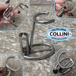 Estas - Stainless steel brush and razor stand