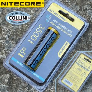 Nitecore - NL1835LTHP - Protected Rechargeable Li-Ion 18650 3.6V 3500mAh Battery - For harsh climates and low temperatures