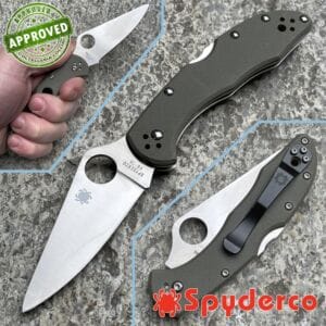 Spyderco - Delica 4 - G10 Foliage Green - C11GPFG - PRIVATE COLLECTION - knife