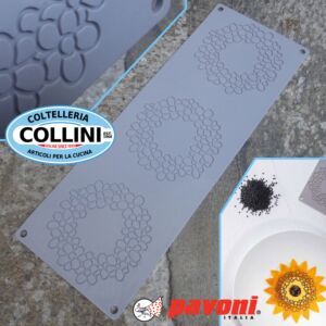 Pavoni - Silicone mould JASMINE by P. Griffa - 3 indents
