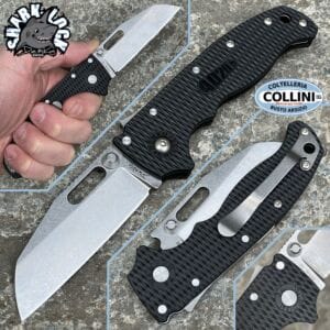 Andrew Demko - AD 20.5 Shark-Lock - Stonewashed Wharncliffe Point Black - knife