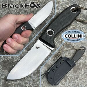 BlackFox - Viator by Alfredo Doricchi - D2 Grey Micarta - BF-731D2MG - knife