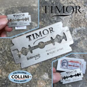 Timor - 10 Stainless Steel Razor Blades for Safety Razors and Shavette - razor blade
