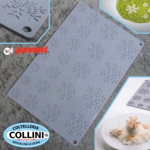 Pavoni - SNOWFLAKE silicone mould by P. Griffa - 24 indents