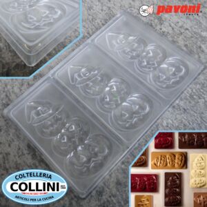 Pavoni - Mould bars - chocolate XMAS SPIRIT - PC5058FR - CHRISTMAS