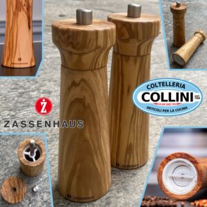 Zassenhaus - Salt and pepper mill WESTERLAND - 18cm - Olive wood