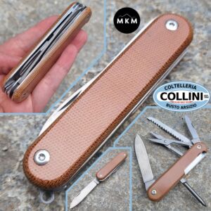 MKM - Malga 5 - MagnaCut & Natural Micarta - MP05MAG-NC - Multipurpose Knife
