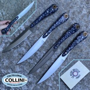 Le Petit Jouter - Set 4 table knives - 22cm - Mussel shell