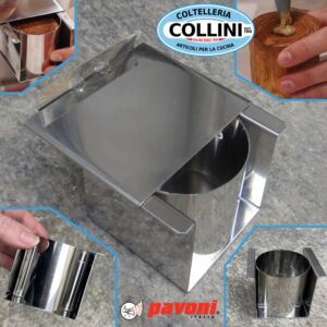 Pavoni - Croissant CILINDRO CV2 Stainless steel mould Ø 6,5cm H 6cm - By Cesare Murzilli