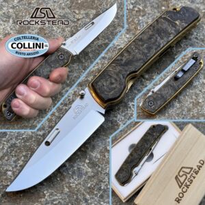 Rockstead - HIGO II X-FCF - ZDP-189 & Dark Matter Gold Carbon Fiber - folding knife