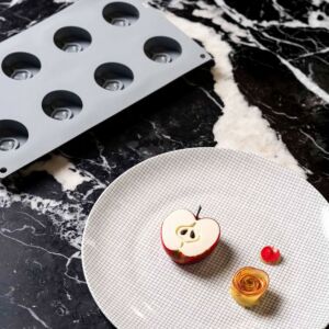 Pavoni - HALF PEAR silicone mould by Davide Oldani - 8 impressions