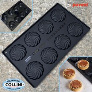 Pavoni - Silicone mould TWIRL TOP28 - 8 impressions - Emmanuele Forcone