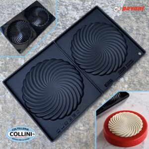 Pavoni - Silicone mould TWIRL TOP29 - 2 impressions - Emmanuele Forcone
