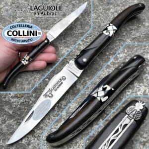 Laguiole En Aubrac - Ebony and Mammoth Fossil Ivory - Knife