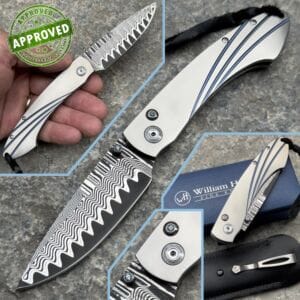 William Henry - Signature Collection B12-FTD - Damascus ZDP-189 and Titanium - PRIVATE COLLECTION - knife