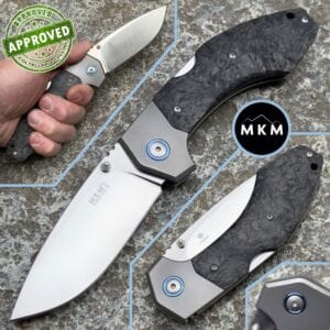 MKM - Hero Knife by T. Rumici - Titanium and Carbon Fiber - PRIVATE COLLECTION - MK HR-CFT - knife