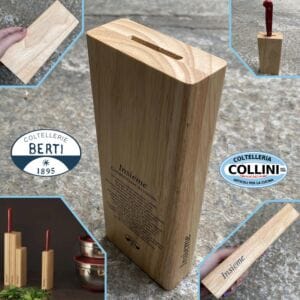 Berti - THE SMALL MAGNETIC - Wooden Knife Block