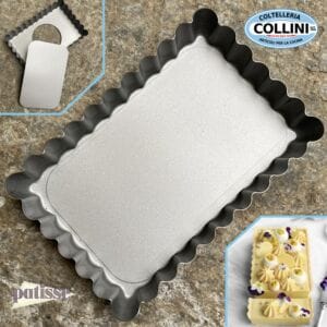 Patisse - Mini rectangular cake pan with removable bottom - 13x8cm