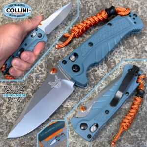 Benchmade - Mini Adira - MagnaCut & Depth Blue Grivory - 18065 - folding knife
