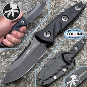Microtech - Socom Alpha Mini S-E Knife - Signature Series - Black DLC - G10 Urban Camo - 113M-1 DLCTUCS - Knife