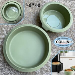 Lékué - Round air fryer mold set - 15cm and 20cm
