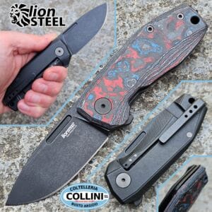 Lionsteel - Nano - Old Black CPM-MagnaCut & Nebula FatCarbon - NA01 NB - knife