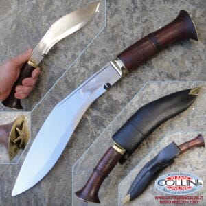 Kukri Artigianale - Nepal Police 008 manico legno - coltello