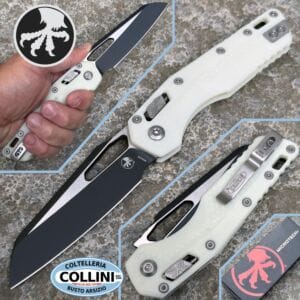Microtech - MSI RAM-LOK - Black PVD Plain M390 & White Polymer - 210T-1 - Knife