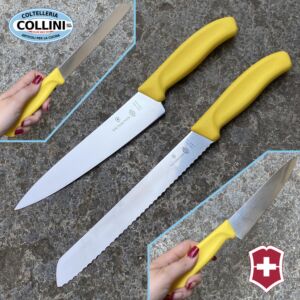 Victorinox - Kitchen and bread knife set - Yellow - PROMO