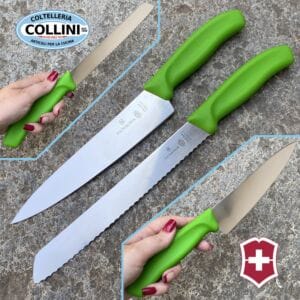 Victorinox - Kitchen and bread knife set - Green - PROMO