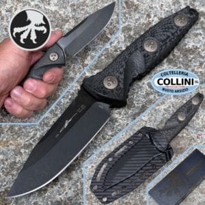 Microtech - Socom Alpha Mini S-E Knife - Signature Series - Black DLC - Carbon Fiber - 113M-1 - Knife